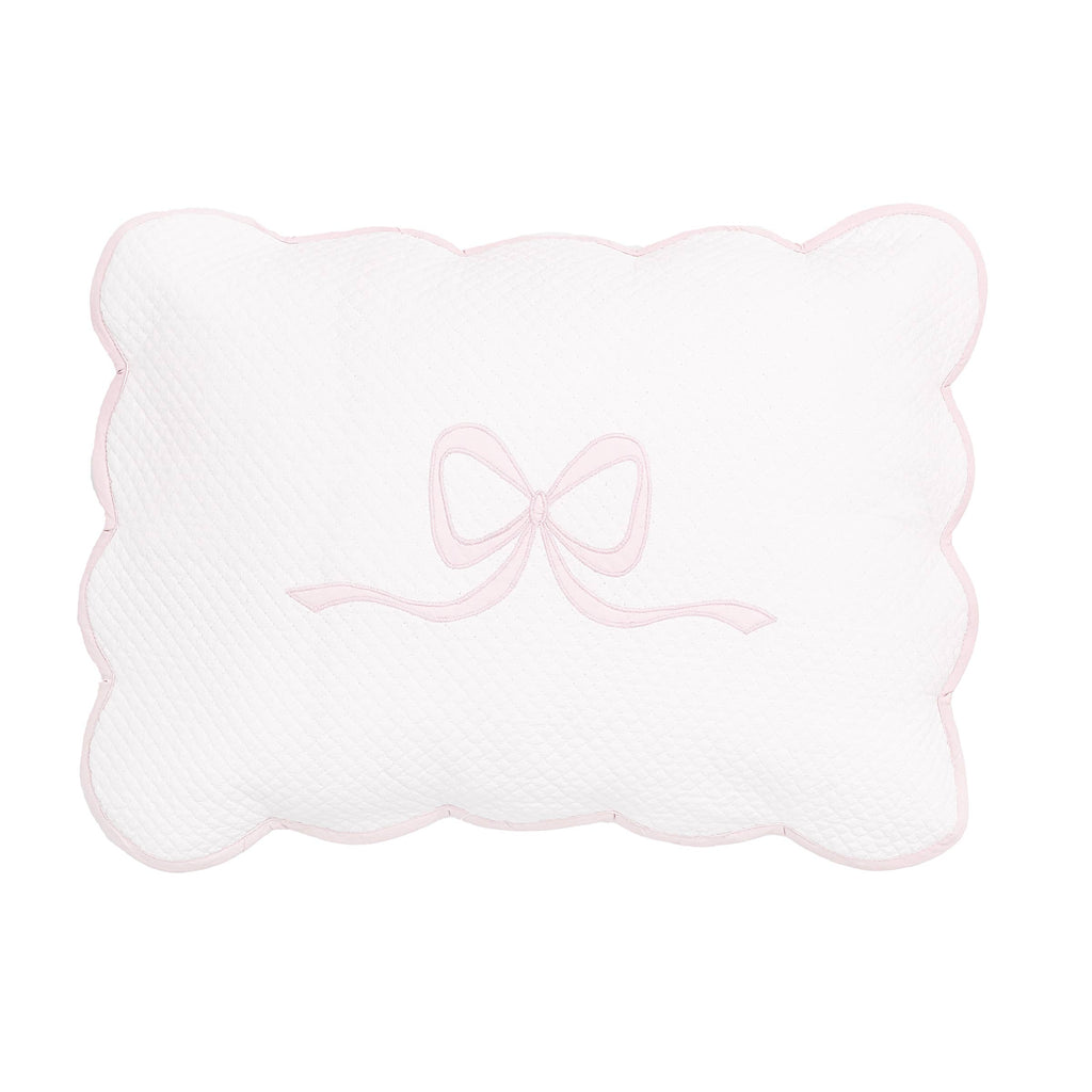 Bow Boudoir Sham: Pink
