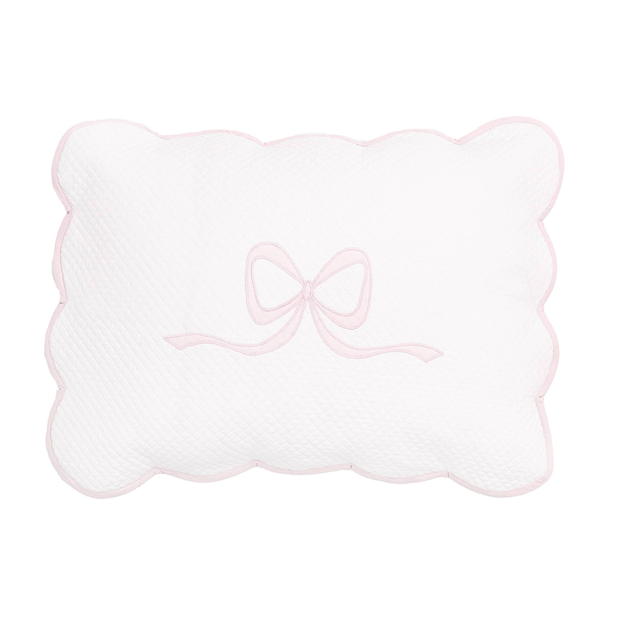 Bow Boudoir Sham: Blue