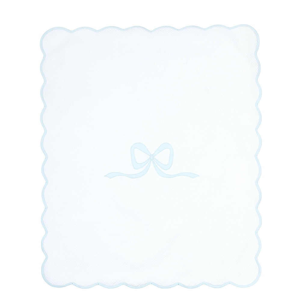 Bow Blanket Blue