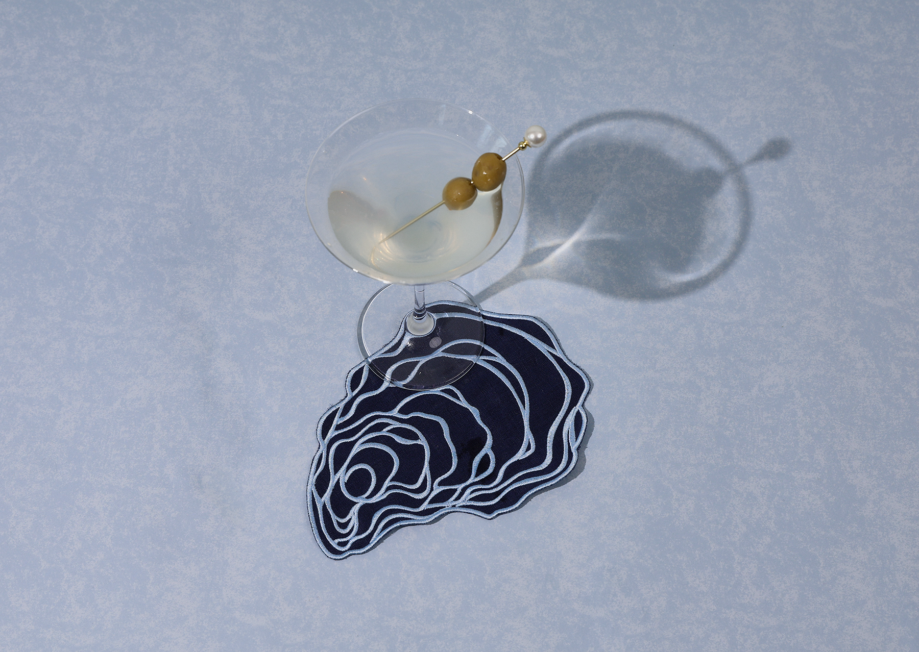 Oyster Linen Cocktail Napkins - Set of 4