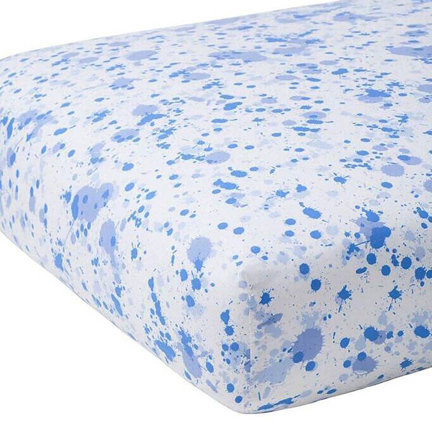 Austin Blue Crib Sheet