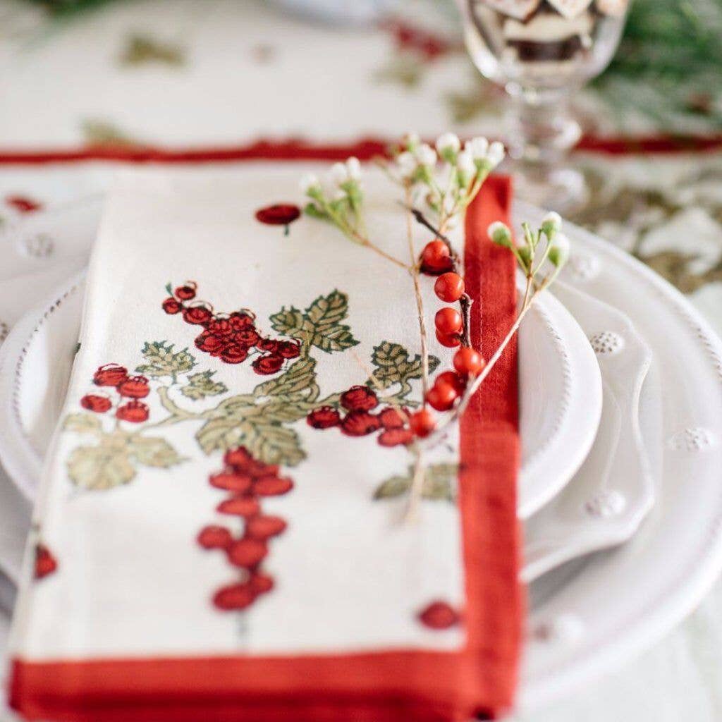 Gooseberry Red/Green Napkin - Set of 6