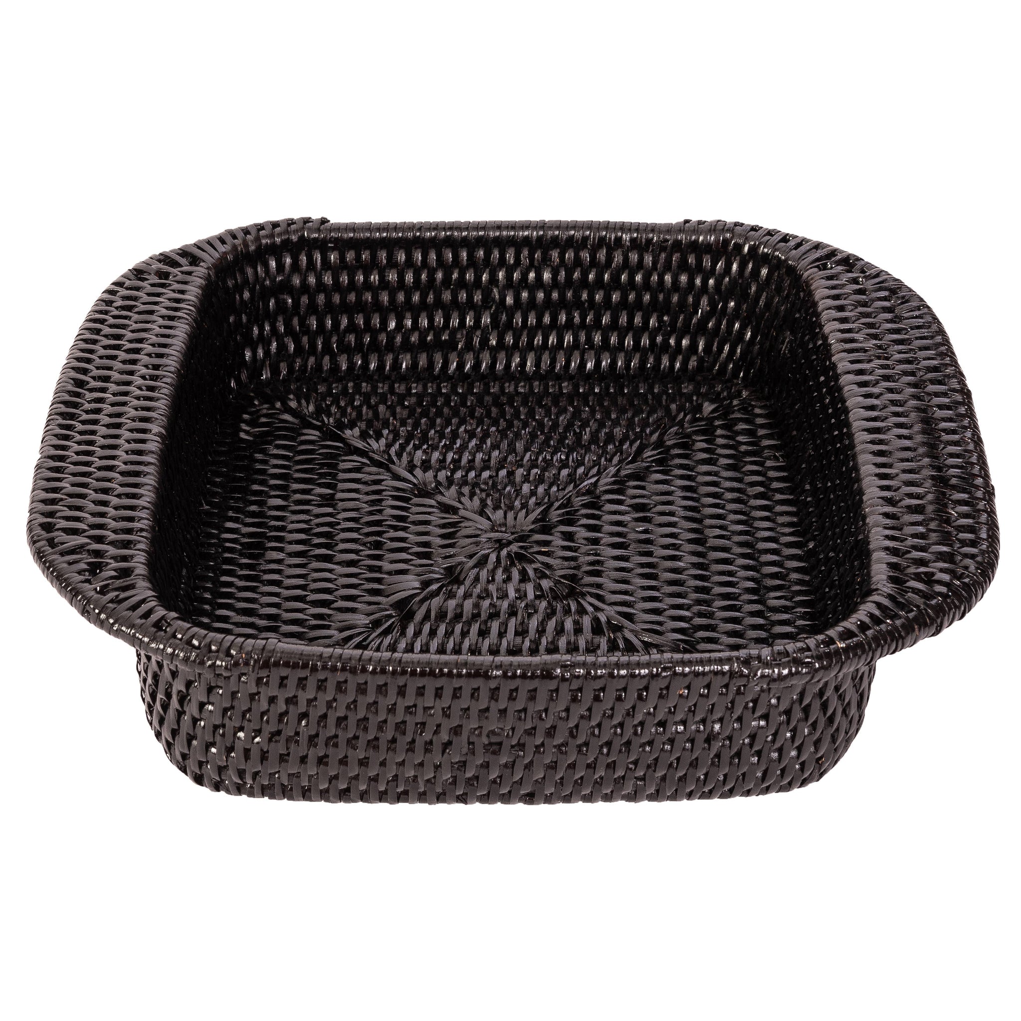 Artifacts Rattan™ Square Baker Basket with Pyrex: Honey Brown