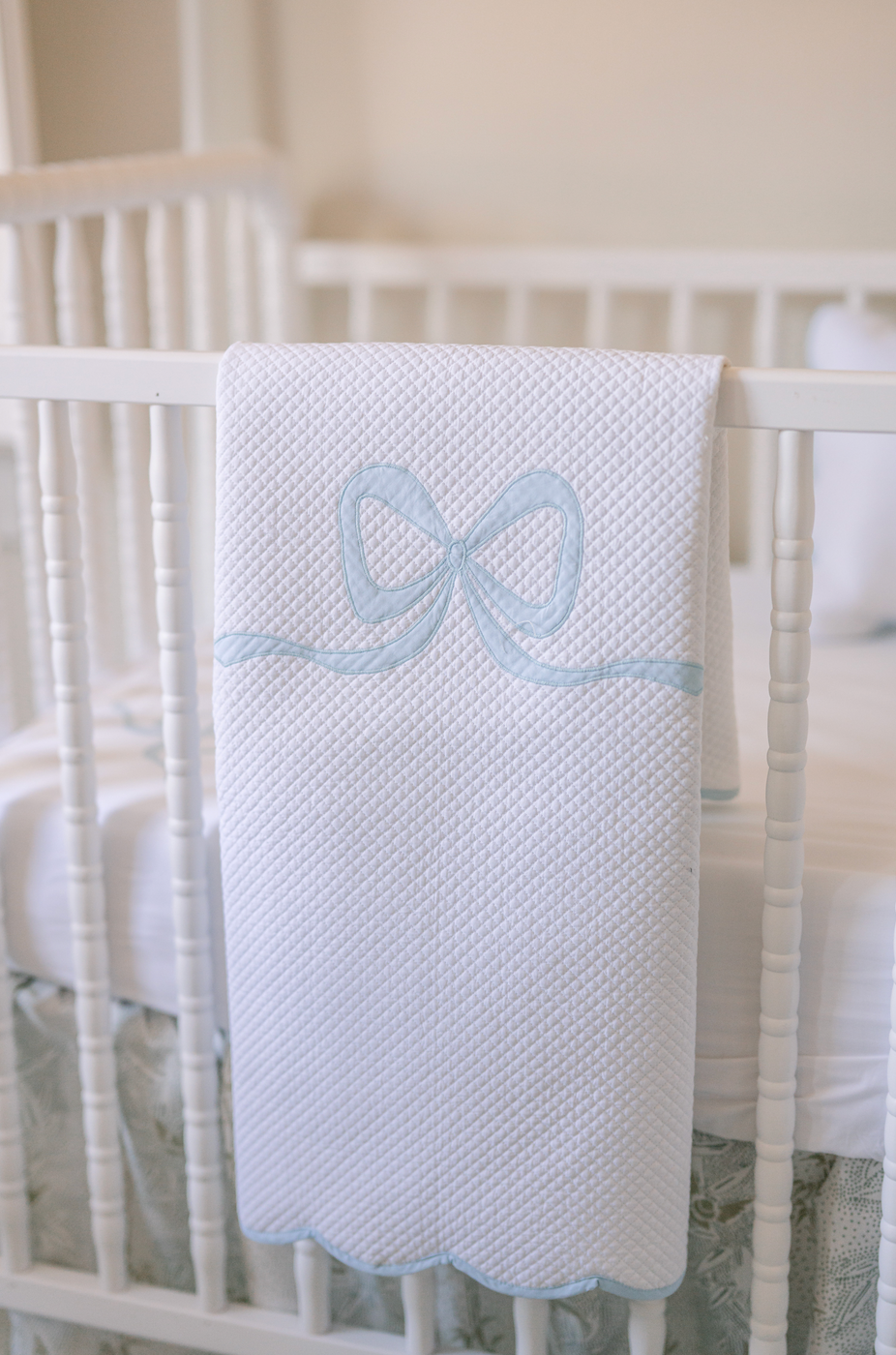 Bow Blanket Blue