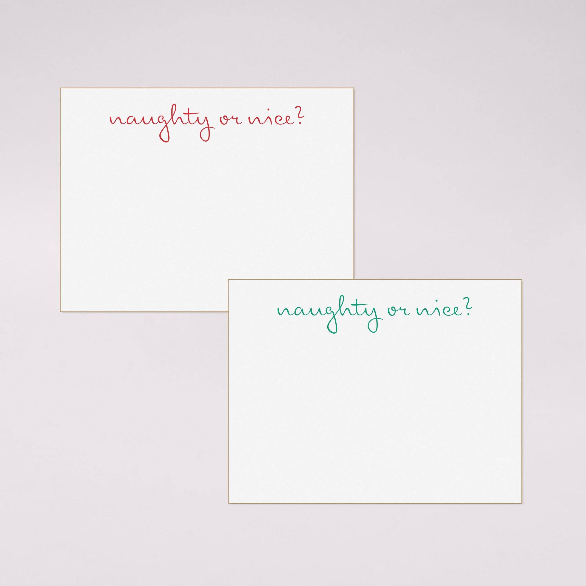 Santa's List Place Cards