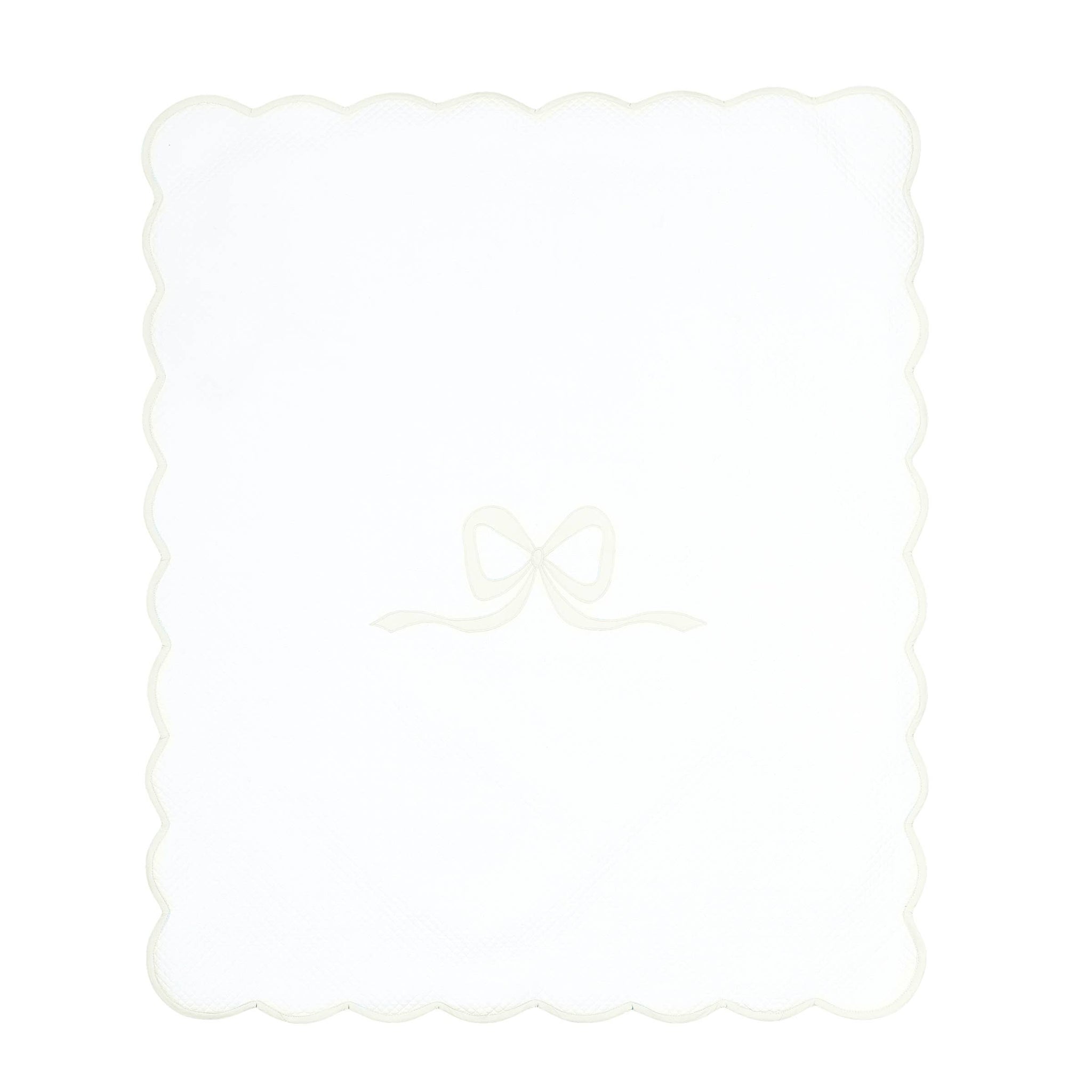 Bow Blanket Blue