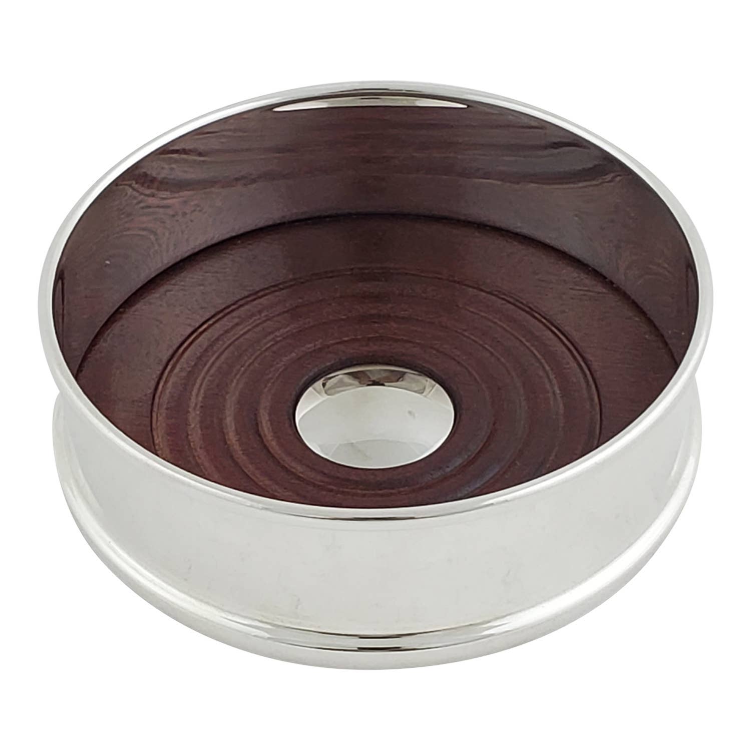 Plain Coaster 4.5"English Silver Plate. SKU #: C923/4.5.