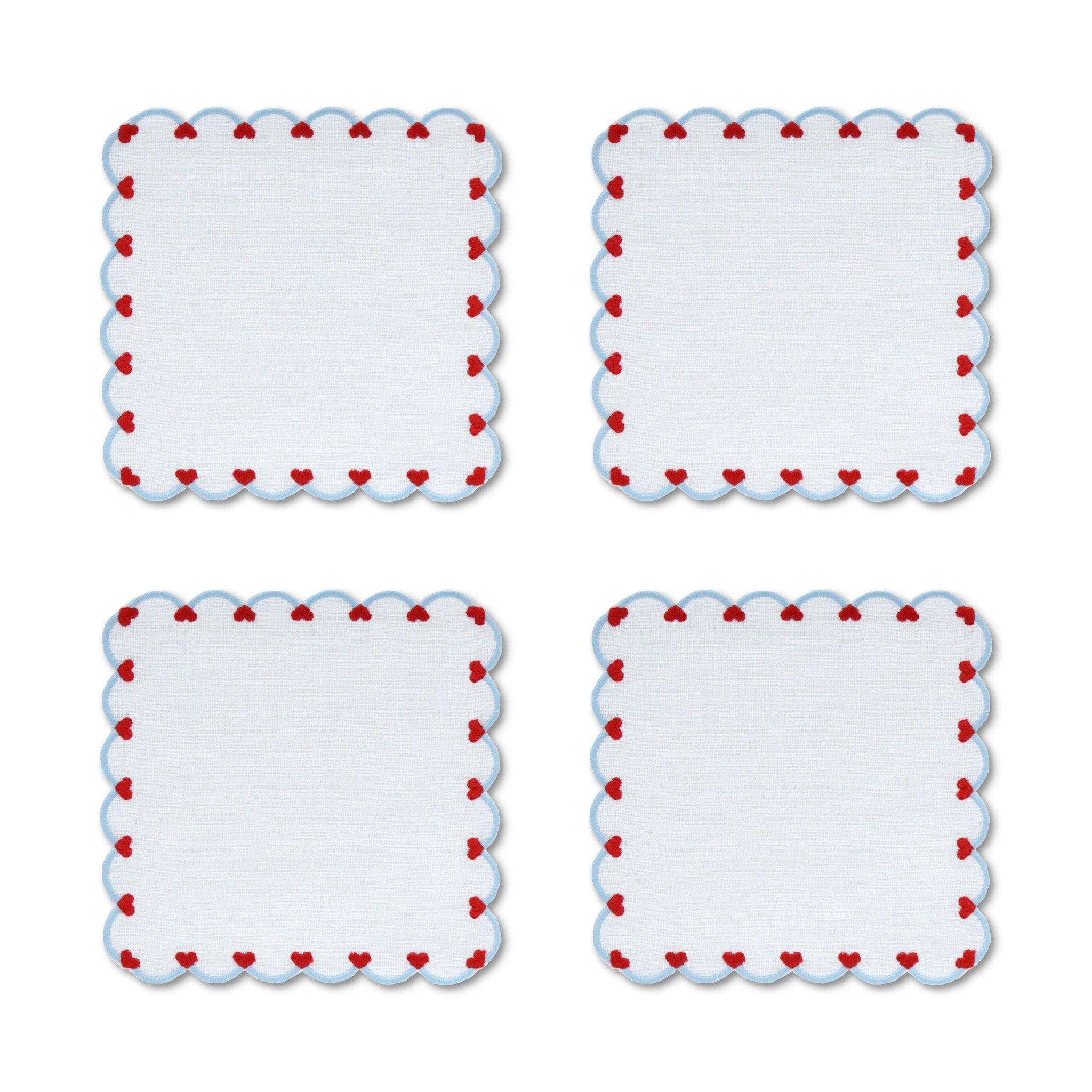 Baby Heart Cocktail Napkins (4)