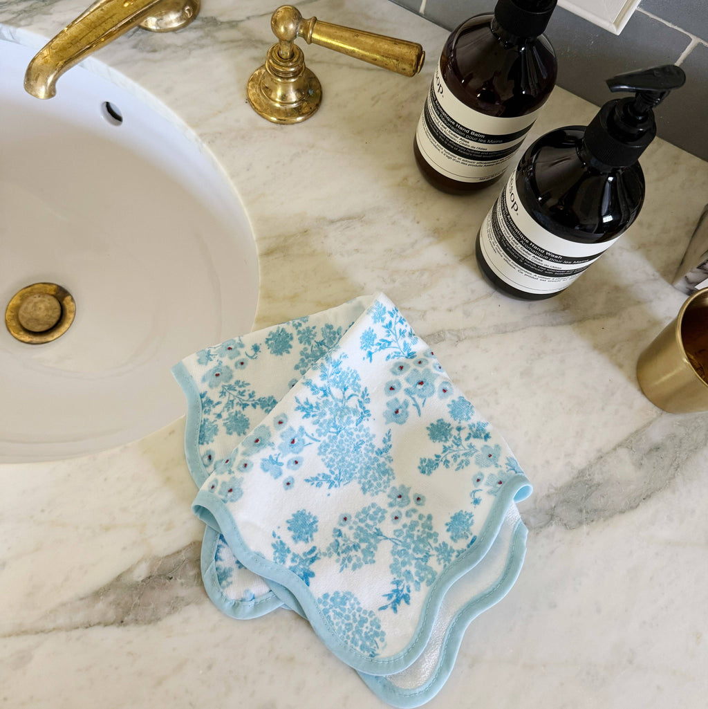 Dorothy Pale Blue Towels: Washcloth