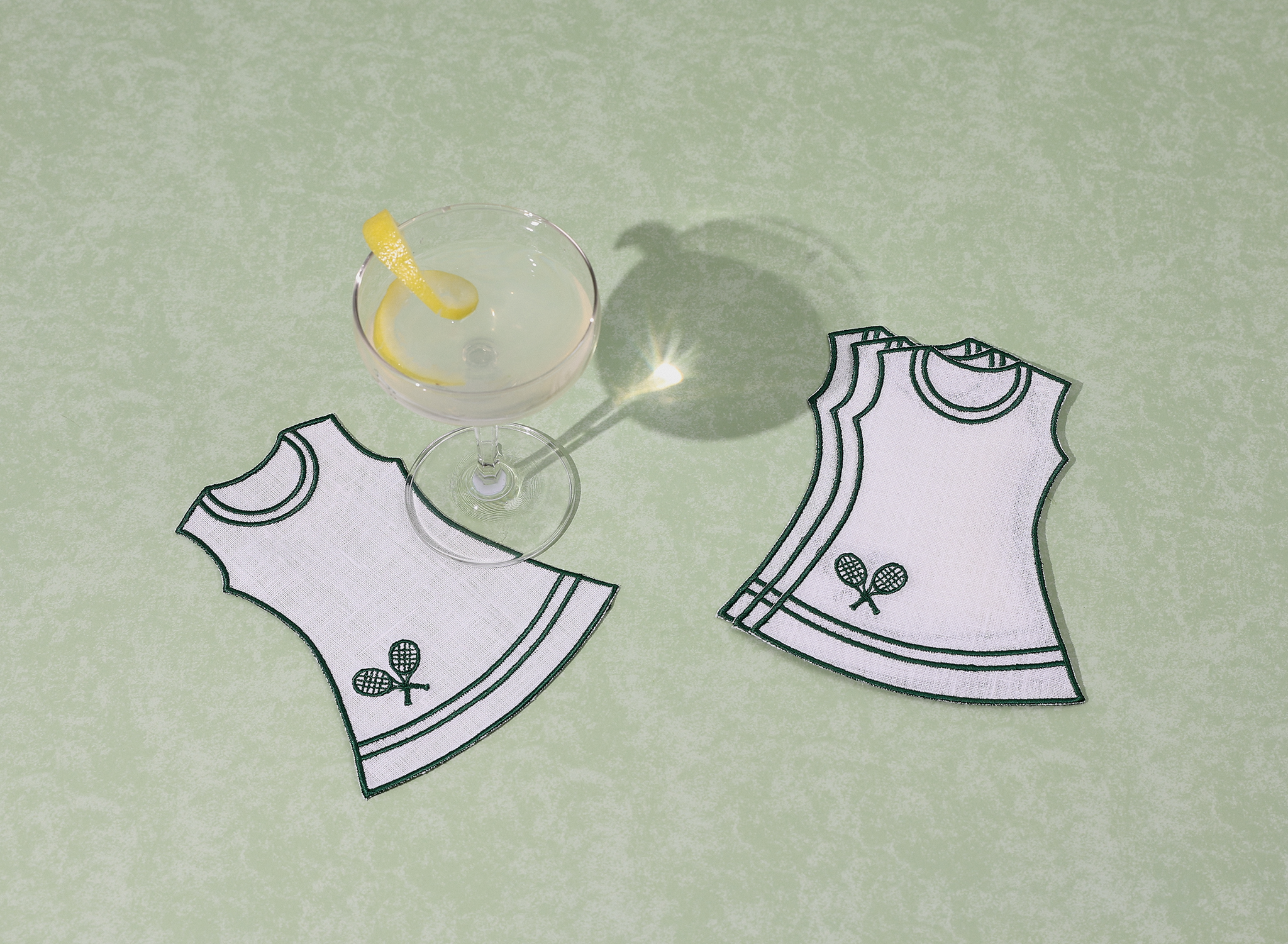 Tennis Dress Cocktail Napkins - Set of 4