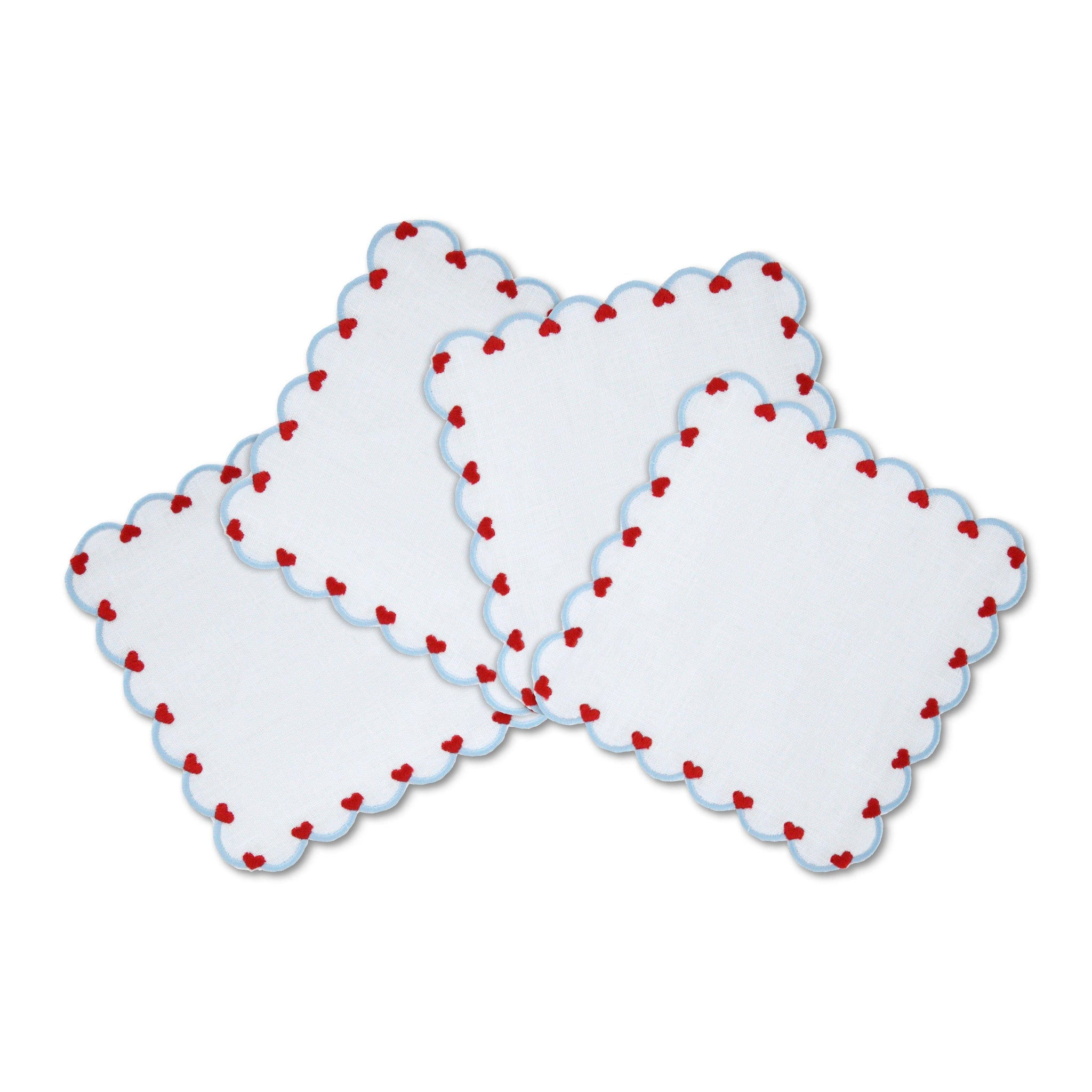 Baby Heart Cocktail Napkins (4)