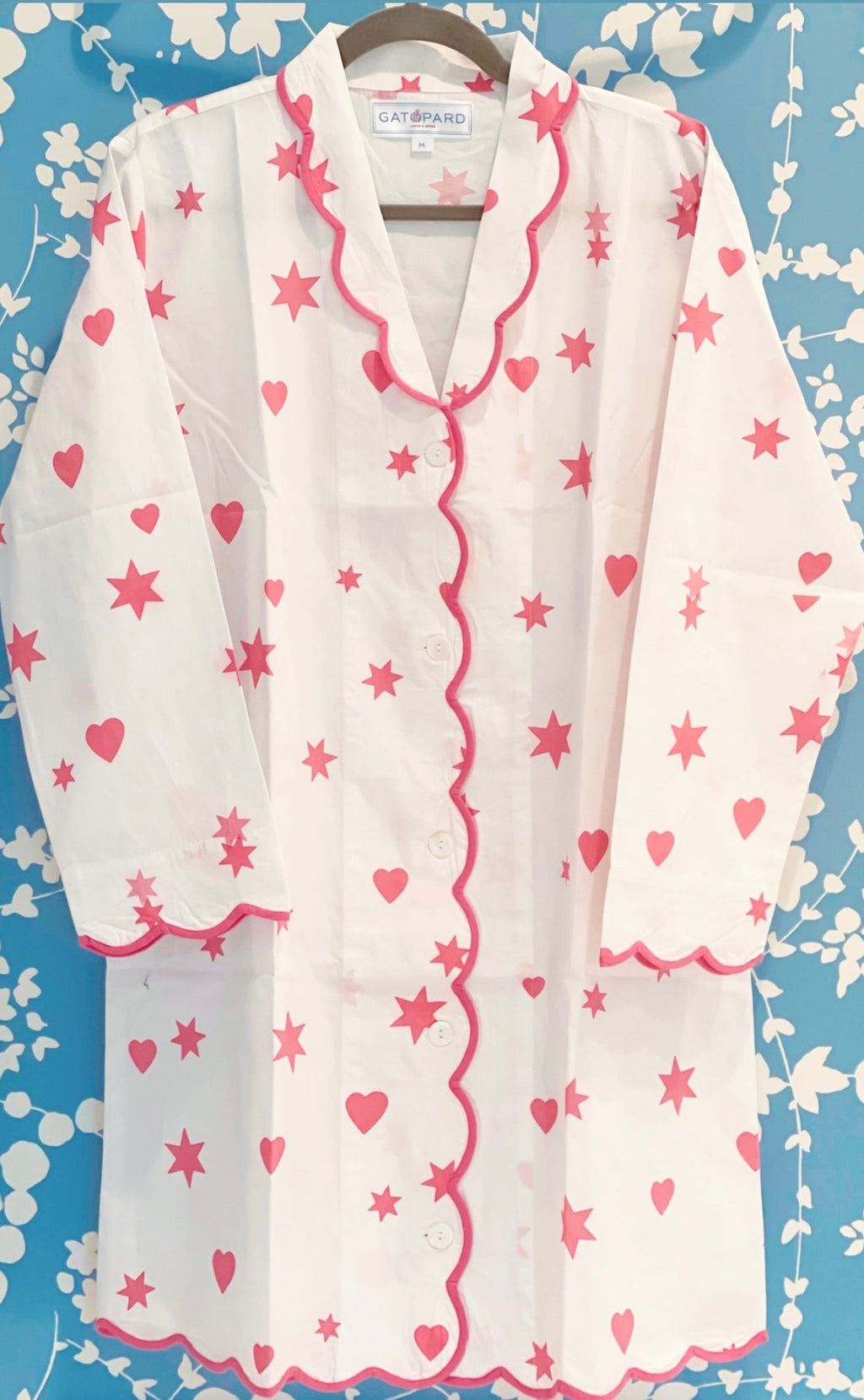 Pink Heart and Star Nightshirt