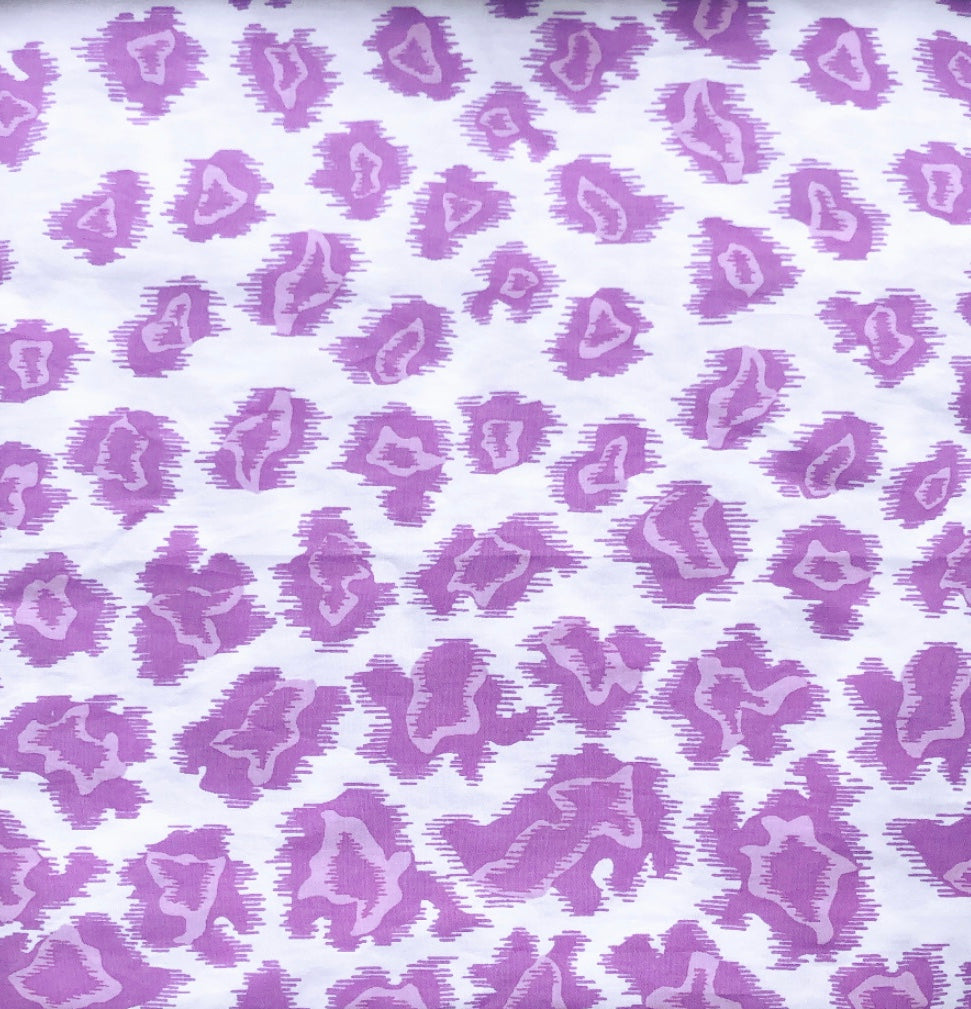 Lavender Leopard Tablecloth